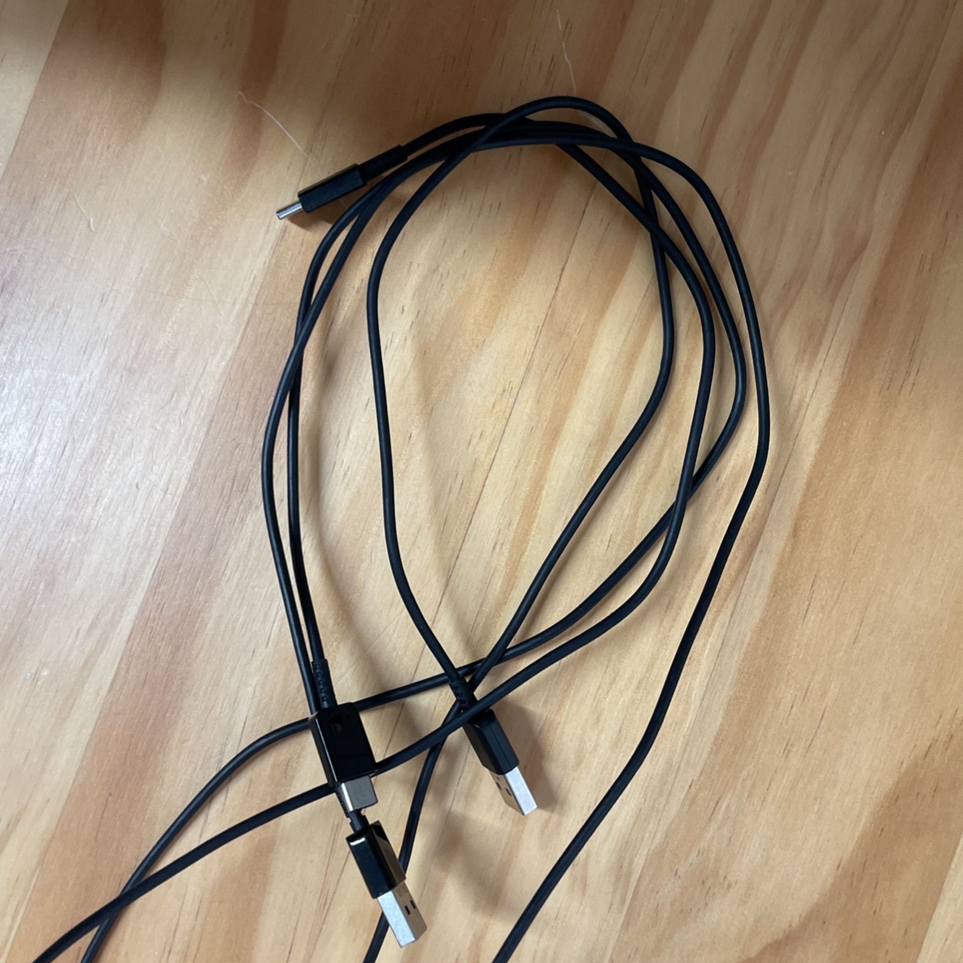 2 Type C USB Charging Chords For Android