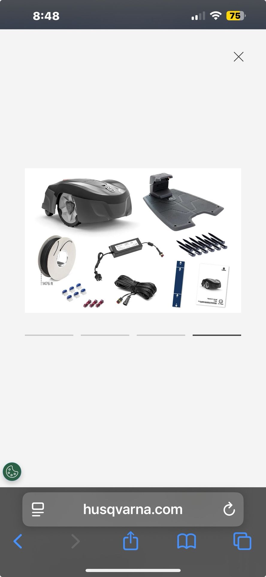 Husgvarna Auto mower 115H DIY Install 20-Volt