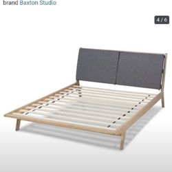 Wood platform bed frame - Queen size