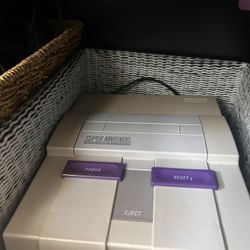 Original Super Nintendo With Games And Hdmi Adapter 