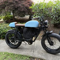 Super 73 S2 Electric Bike (custom Cafe Racer)