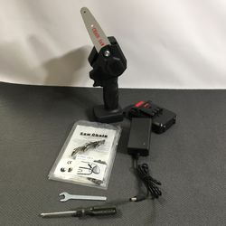  Mini 4-Inch 24v Cordless Electric Protable Chainsaw 