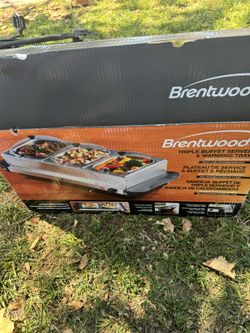 Brentwood Triple Buffet Server