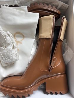Chloè Betty Boots Brown Sz 41 Brand New
