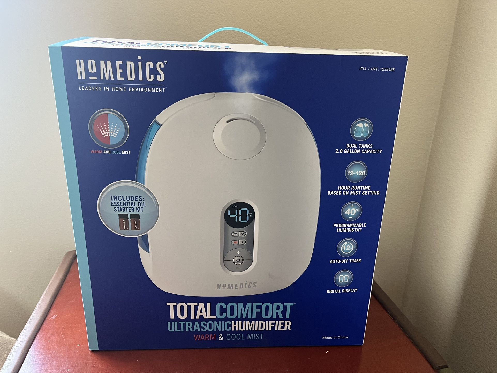 Homedics Humidifier - Warm And Cool Mist