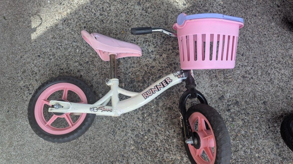 Think Runner Balance Bike With Basket By Adams