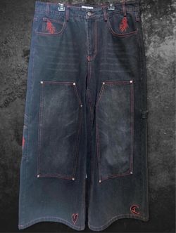 Moonless Red Jeans