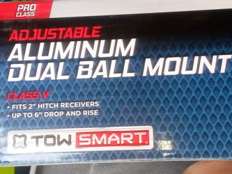 Tow Smart Adjustable Aluminum Dual Ball Mount