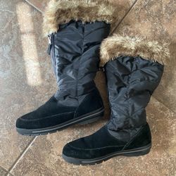 Women’s The Lands End Winter Snow Boots Size 10