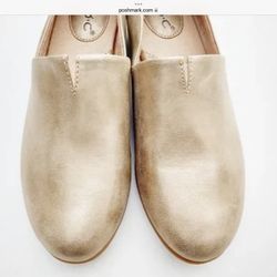 B.OC. Hailey Gold metallic Loafer