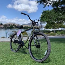 New Awesome 😎  Deluxe Beach Cruiser Bike Bicycle 26” Standard Size Tires