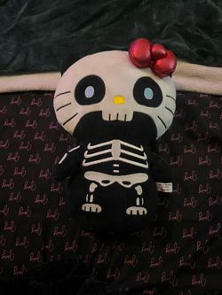 Hello Kitty Skeleton Plushie