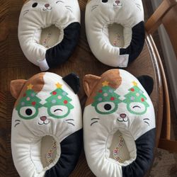 Squishmallow Cat Slippers 