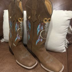 🔥 Like-New Authentic Abolengo Western Boots – Size 7 (USA) 🔥 