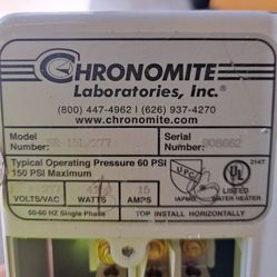 Chronomite Tankless Water Heaters