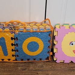 Alphabet and  Sesame Street baby/toddler mats