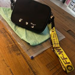 Off-White Black Logo Crossbody Bag