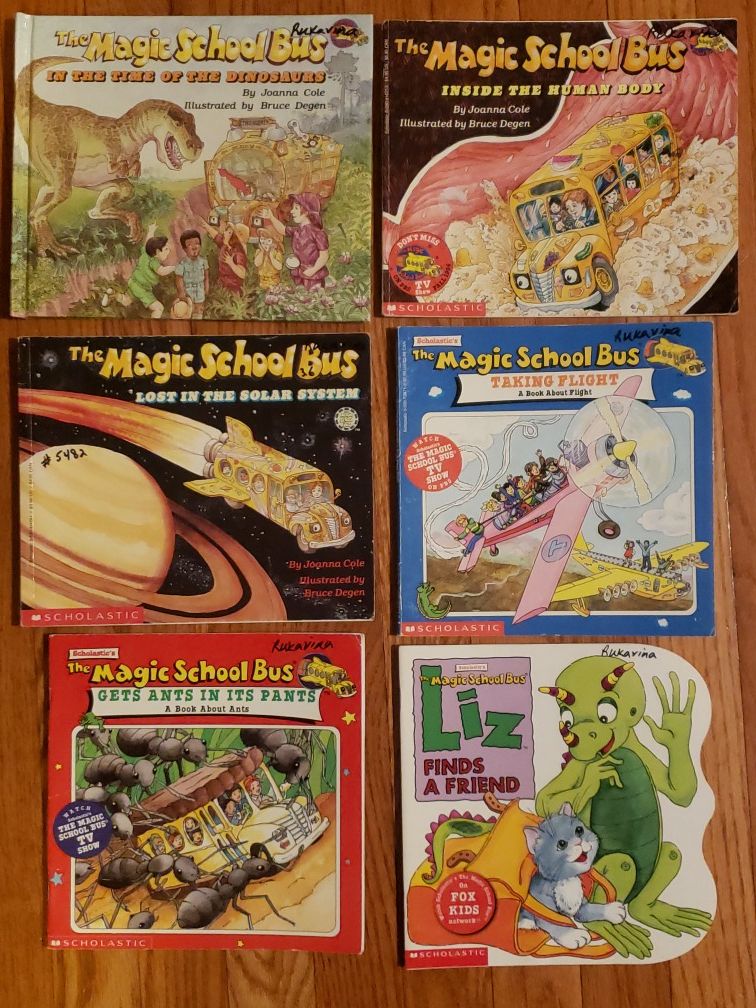 The Magic School Bus science series and level 2 readers lot of 10 books