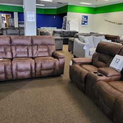 New Reclining Sofa Set