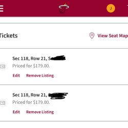 Heat vs Warriors – Lower Bowl Section 118 – Season Ticket Holder Transfer