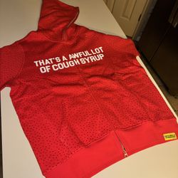 Awful Lot Of Cough Syrup Zip Up Hoodie 