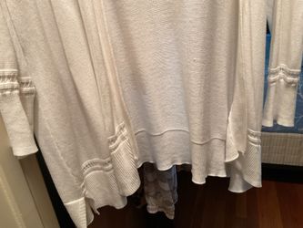 OPEN CARDIGAN TERRA & SKY WHITE