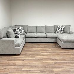 Living Room Furniture U Shaped Modular Sectional Couch With Chaise Set Color Options 