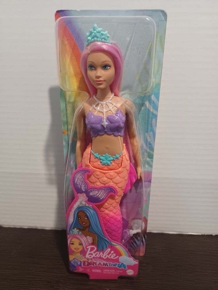 Mattel Dreamtopia Mermaid Barbie Doll New In Box 