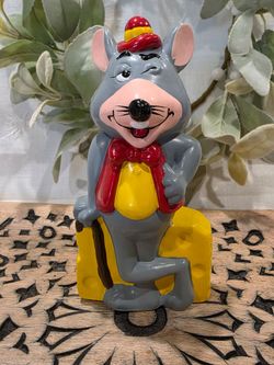VINTAGE CHUCKEE CHEESE COIN BANK