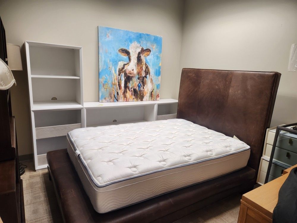 Full Size Bed Frame & Mattress Set