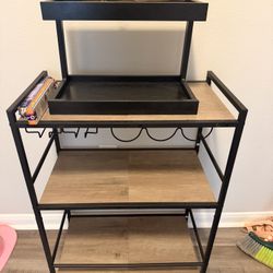 Wine/ Alcohol Bar With Wheels
