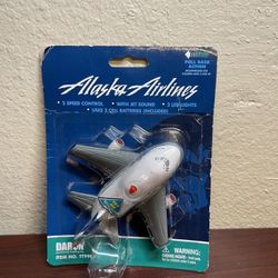 COLLECTOR ALASKA AIRLINES PULLBACK AIRPLANE W/LIGHT & SOUND