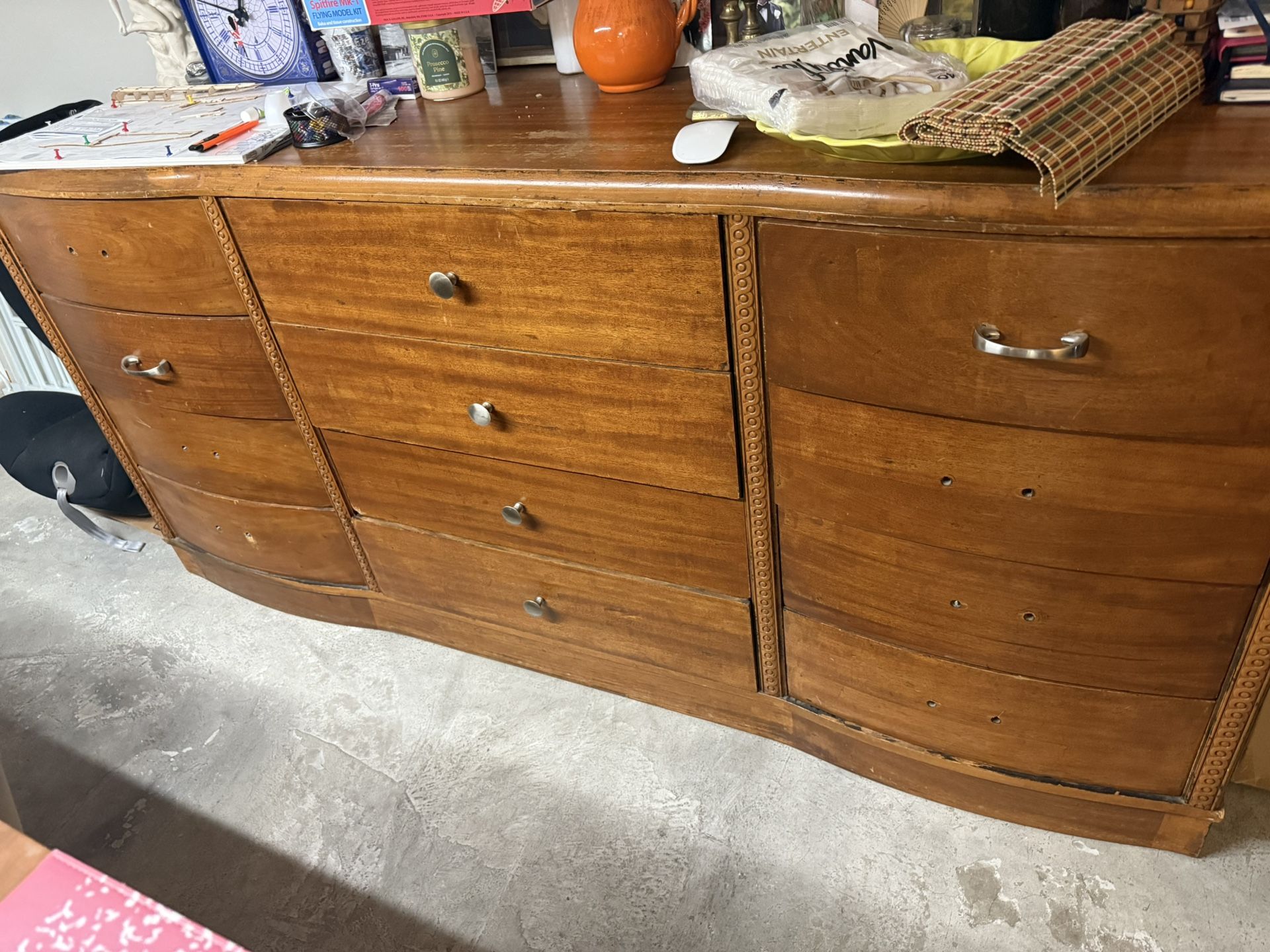 Antique Solid Wood Dresser with 2 Nights