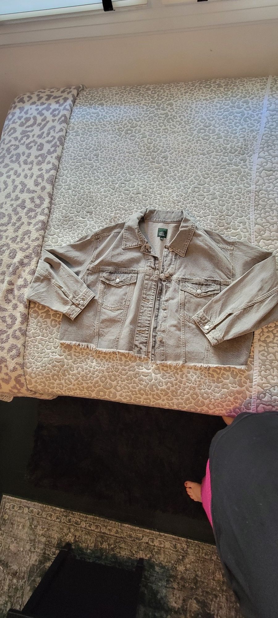 Wild Fable Light Gray Jean Jacket