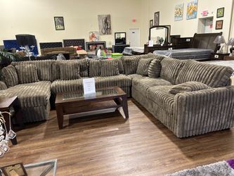sectional sofa set in mocha