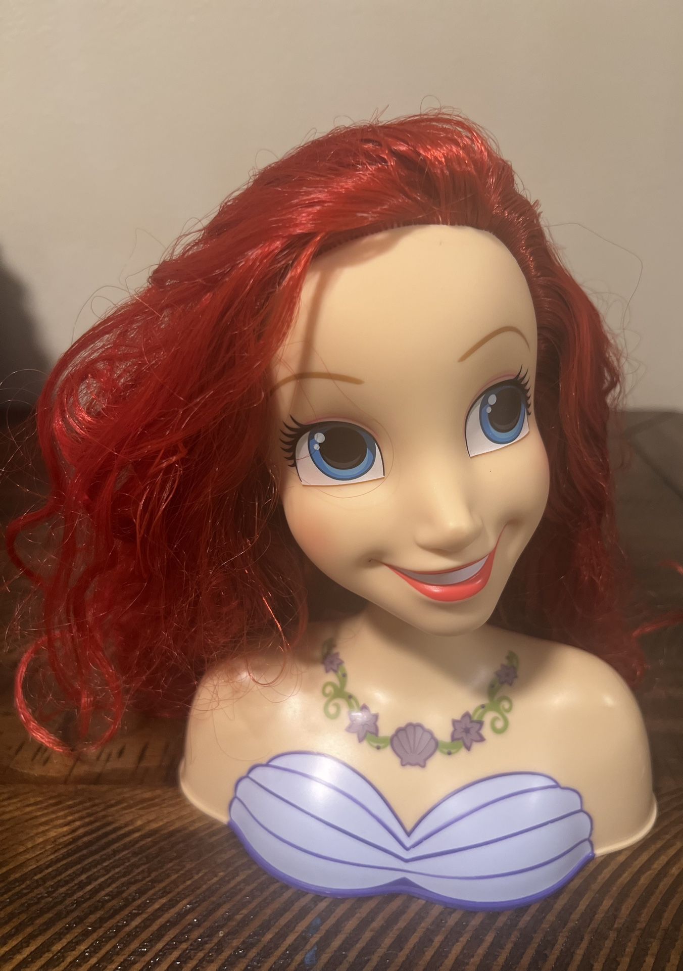 Disney Princess Ariel Doll Head