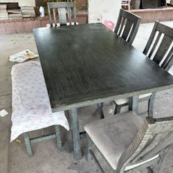 Table and chair