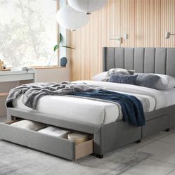 Full Bed Frame With Mattress 