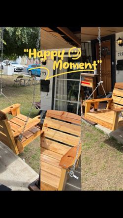 Single Person Handcrafted Porch Swing