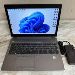 HP ZBook 15 G6 WS Laptop 15.6" I7-9850H 1.5TB SSD 32GB Ram Nvidia Quadro T1000 W11 Pro