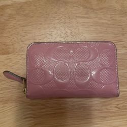 Pink Coach wallet