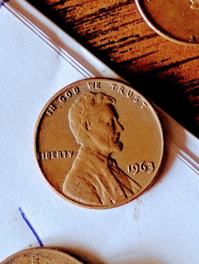  1963  Rare Penny No Mint Mark 