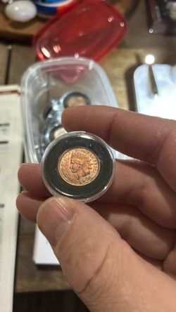 1907 Indian Head Penny in Coin Capsule
