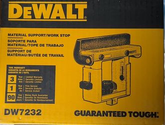 DEWALT Miter Saw Work-Piece Support/Stop (DW7232) , Black
