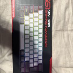 60 Percent Wired Gaming Keyboard RGB Backlit Mini Waterproof Compact Keyboard
