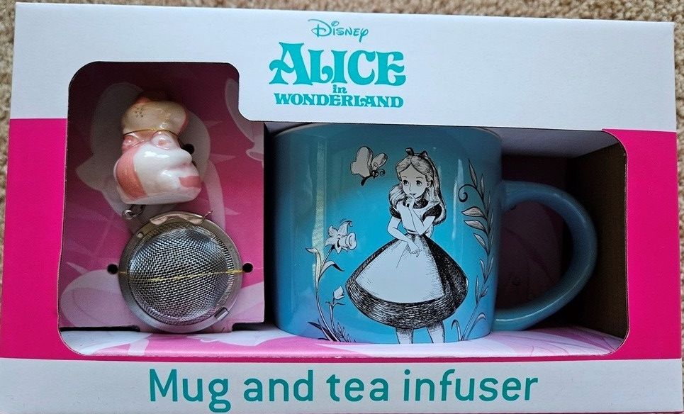 Disney Alice In Wonderland Mug With Tea Infuser