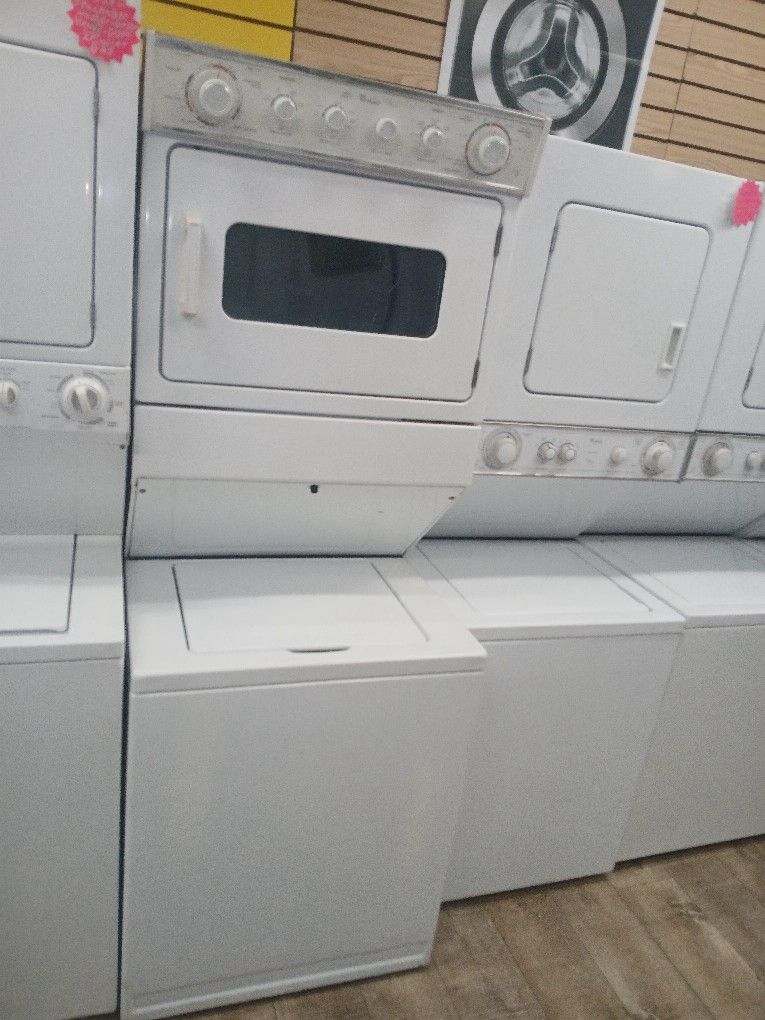 Whirlpool Stackable Electric 220v Washer Dryer Combo Heavy Duty Super Large Capacity