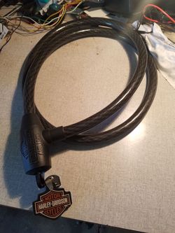 Heavy Duty Shielded Harley Cable Lock