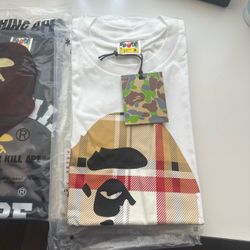 Burberry bape tee