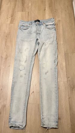 Purple jeans